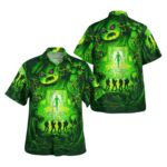 Ghostbusters Neon Green Hawaiian Shirt