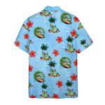 Ghostbusters Slimer Funny Hawaiian Shirt Back