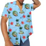 Ghostbusters Slimer Funny Hawaiian Shirt Front