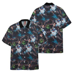 Ghostbusters Stay Puft Marshmallow Man Hawaiian Shirt