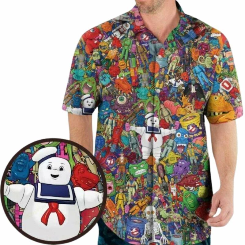 Ghostbusters Toybox Hawaiian Shirt