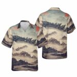Godzilla Japanese Classic Vintage Hawaiian Shirt