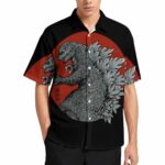 Godzilla Monster King Beach Shirt