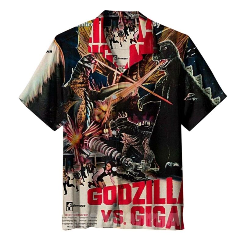 Godzilla Vs Gigan Hawaiian Shirt