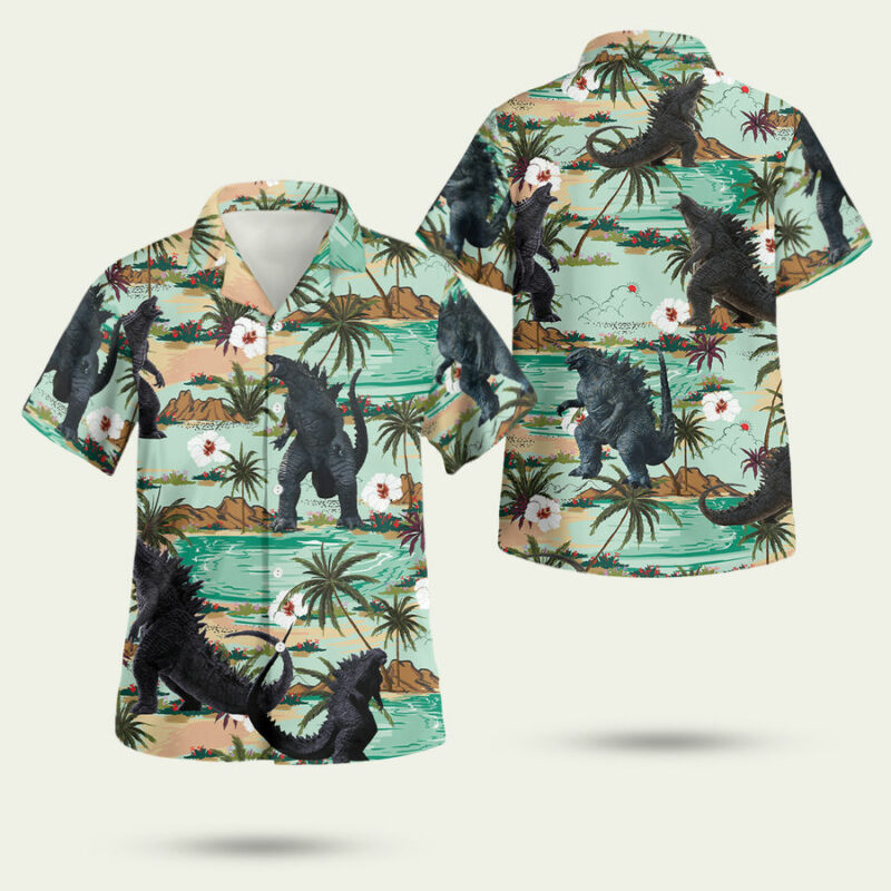 Godzilla Hawaiian Shirt