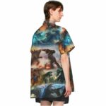 Godzilla vs Kong Hawaiian shirt Back 1