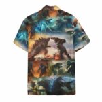 Godzilla vs Kong Hawaiian shirt Back