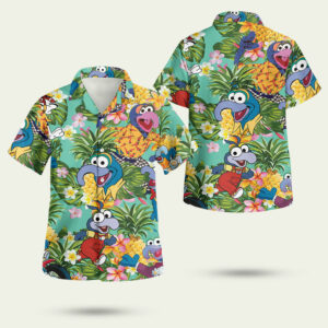 Gonzo muppets tropical hawaiian shirt