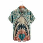 Great White Shark Pattern Hawaiian Shirt
