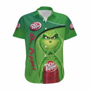 Grinch Dr Pepper Hawaiian Shirt