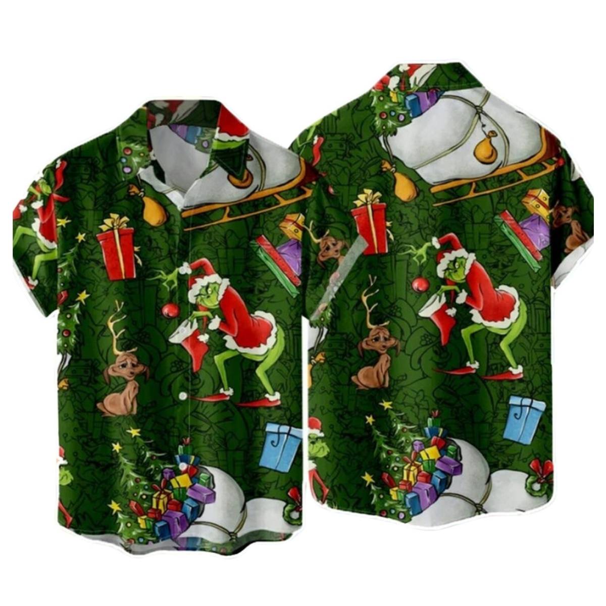 Grinchmas Merry Christmas Hawaiian Shirt