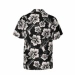 Gun Black Hawaiian Shirt Back