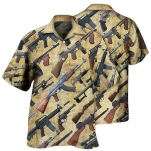 Gun It’s All About Guns Summer Hawaiian Shirt