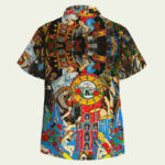 Guns n roses vintage hawaiian shirt back 1