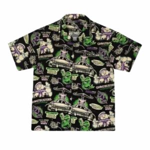 Halloween Horror Nights 2024 Ghostbusters Slimer Camp Hawaiian Shirt