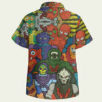 He man and the masters of the universe hawaiian shirt back side