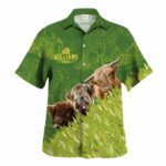 Highland Farm Corn Pattern Hawaiian Shirt