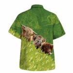 Highland Farm Corn Pattern Hawaiian Shirt Back