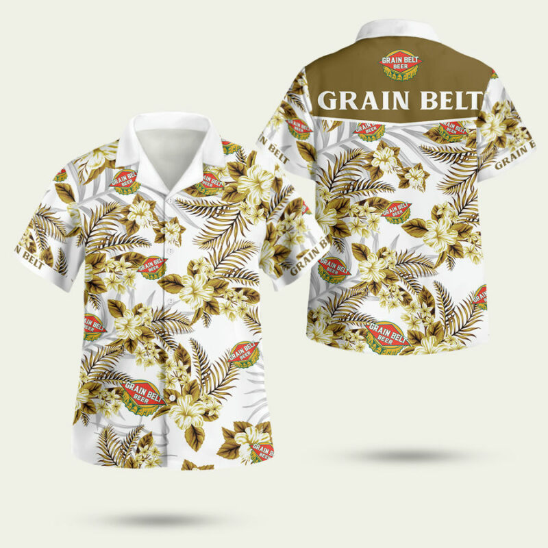 Historic Grain Belt Brewery Hawaiian Shirt