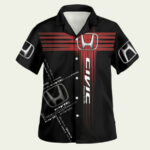 Honda civic flash honda civic flash hawaiian shirt front side