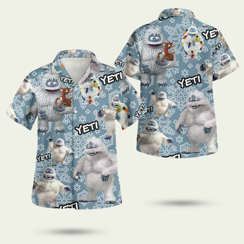 Hot Bumble The Abominable Snowman Bl Cotton Hawaiian Shirt