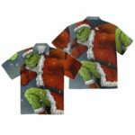 How The Grinch Stole Christmas Grinch Santa Claus Hawaiian Shirt