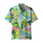 How The Grinch Stole Summer Tropical Surfing Hawaiian Shirt Front