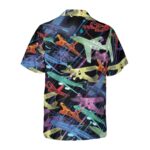I Want To Fly Away Aircraft Hawaiian Shirt Back
