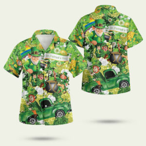 Irish wish you a happy saint patricks day edition hawaiian shirt