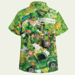 Irish wish you a happy saint patricks day edition hawaiian shirt back side