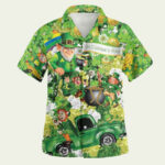 Irish wish you a happy saint patricks day edition hawaiian shirt front side