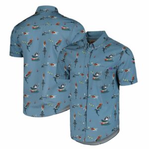Jaws Gray Battle of Amity Hawaiian Shirt