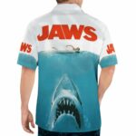 Jaws Thriller Film Shark Ocean Hawaiian Shirt Back