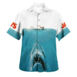Jaws Thriller Film Shark Ocean Hawaiian Shirt Front
