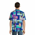 Jaws Vintage Movie Hawaiian Shirt Back