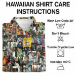 Jimi hendrix hawaiian shirt care instructions