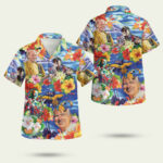 Jimmy buffett colorful tropical hawaiian shirt