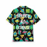 Jurassic Park Retro Dinosaur Hawaiian Shirt Back
