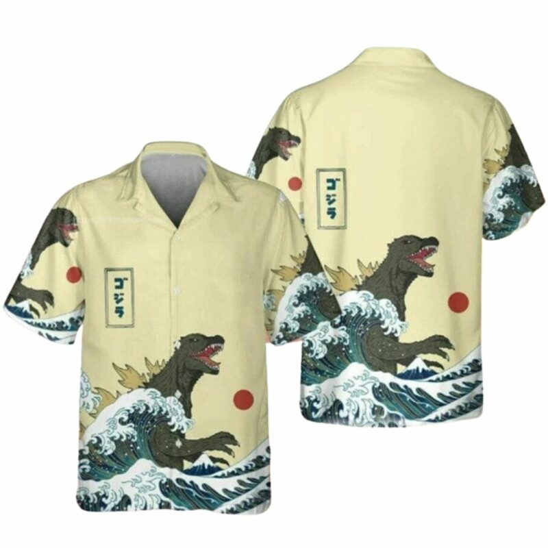 King Of Monster Godzilla Japanese Gojira Hawaiian Shirt