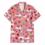 Kirby 8 Bit Pixel Art Hawaiian Shirt