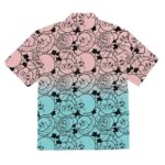 Kirby Cute Gradient Pattern Hawaiian Shirt Back