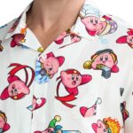 Kirby Funny Video Game Hawaiian Shirt Front 2
