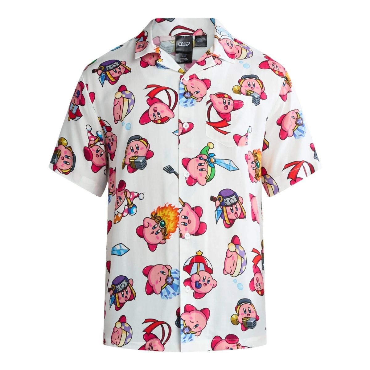 Kirby Funny Video Game Hawaiian Shirt