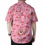 Kirby Tropical Pink Pattern Hawaiian Shirt Back