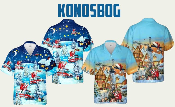 Konosbog xmas hawaiian shirt