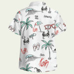 Korn music band korn hawaiian shirt back side