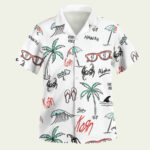 Korn music band korn hawaiian shirt front side