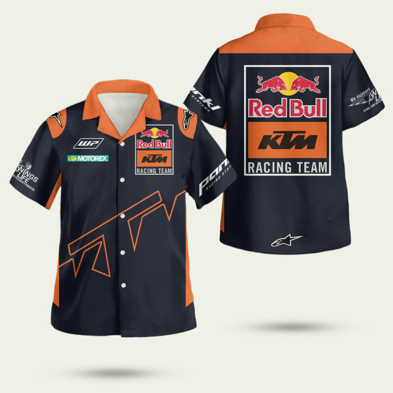 Ktm Racing Limited Edition Full Printing Hawaiian Shirt
