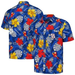 Kyle Busch Margaritaville Royal Island Life Floral Party Hawaiian Shirt