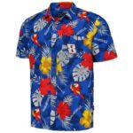 Kyle Busch Margaritaville Royal Island Life Floral Party Hawaiian Shirt Front